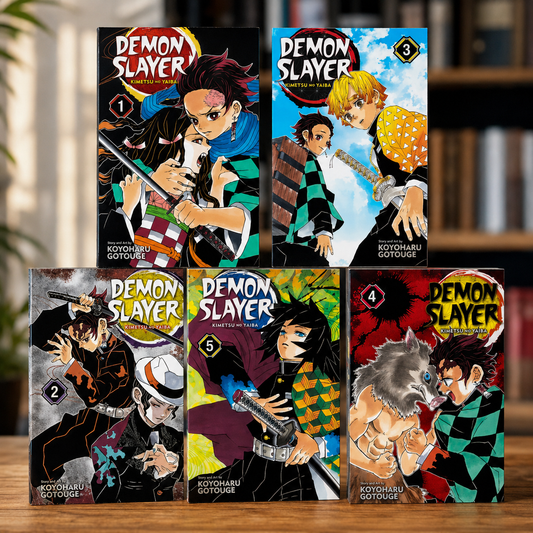 Demon Slayer Manga Volume Set 1 To 5